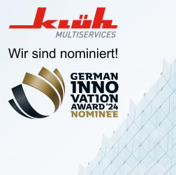 Smart Service-Konzept von Klüh für German Innovation Award 2024 nominiert